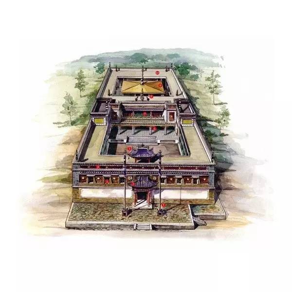 穿墻透壁，手繪中國(guó)古代經(jīng)典古建筑