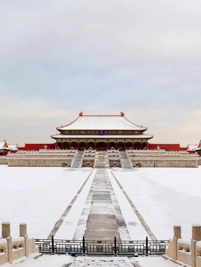 最美中國(guó)古建筑：紫禁城下雪了！