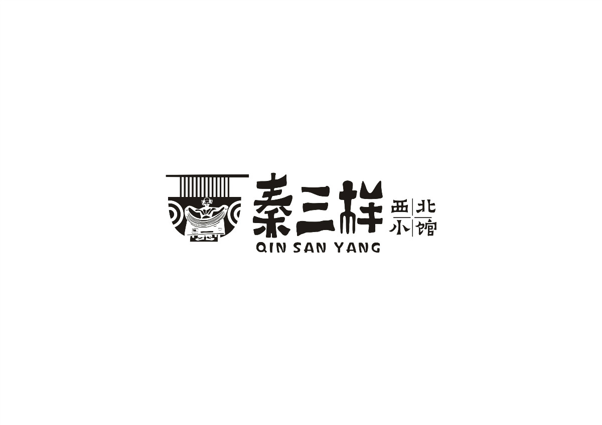 8款時尚中國元素品牌logo，古典韻味餐飲logo設計