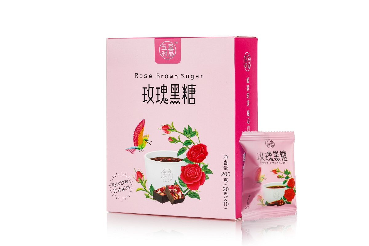 創(chuàng)意極簡黑糖茶包裝設計