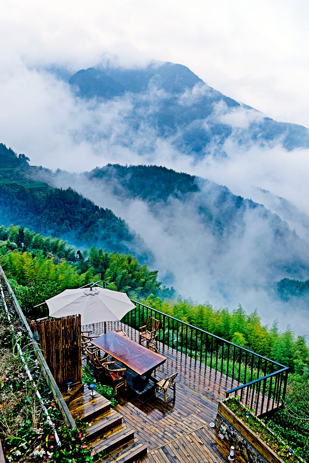 過云山居·長丘田，躺在浴缸里摘朵云