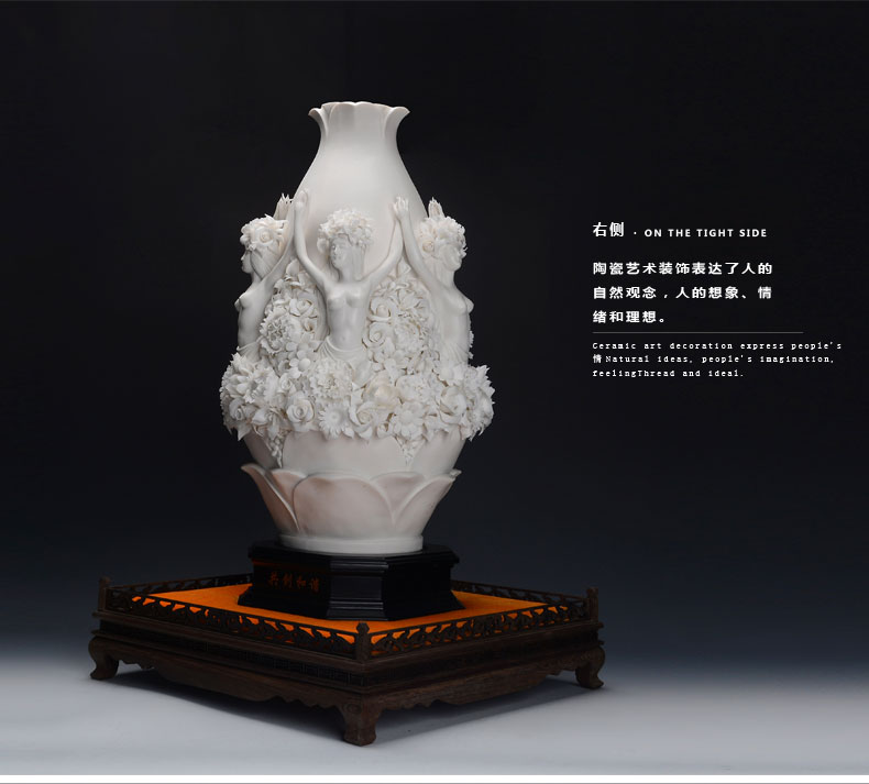 創(chuàng)意家居植物飾品擺件，白瓷瓷器工藝品