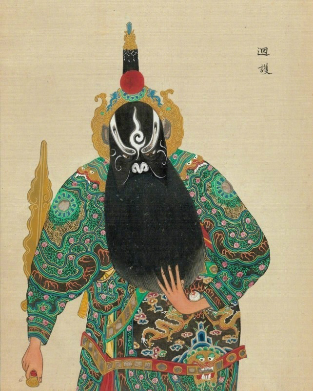 中國(guó)京劇藝術(shù)插畫：九款清朝京劇人物肖像