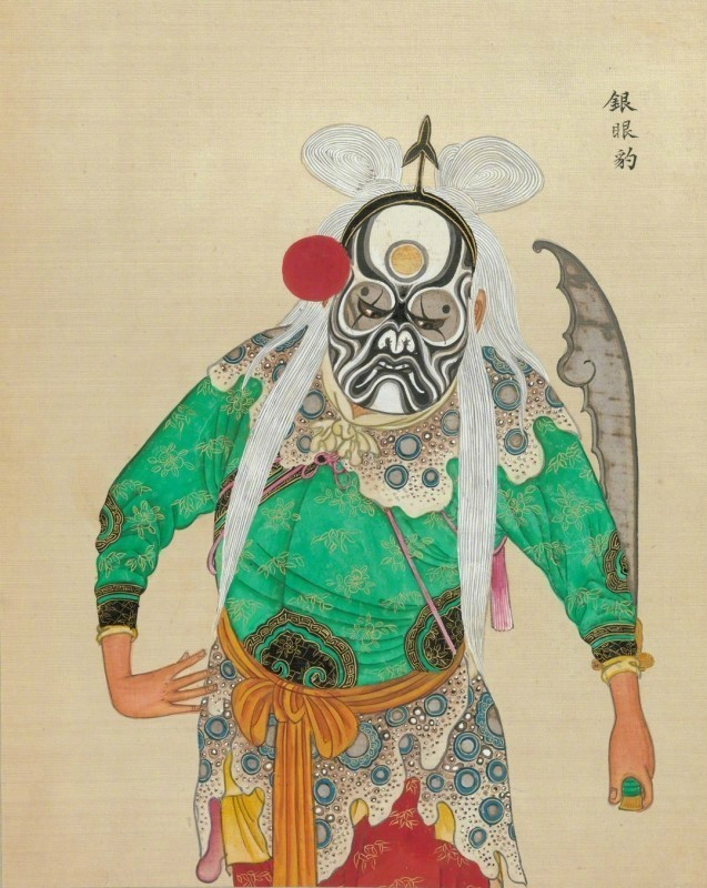 中國(guó)京劇藝術(shù)插畫：九款清朝京劇人物肖像