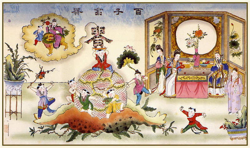 中國(guó)傳統(tǒng)精美年畫(huà)作品欣賞