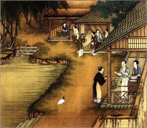 中國(guó)24節(jié)氣古畫圖，超美國(guó)畫插畫欣賞