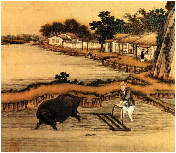 中國(guó)24節(jié)氣古畫圖，超美國(guó)畫插畫欣賞