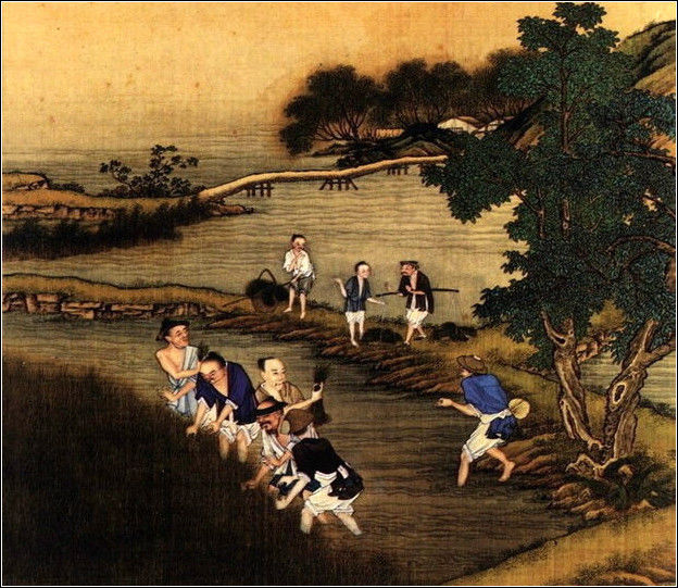 中國(guó)24節(jié)氣古畫圖，超美國(guó)畫插畫欣賞