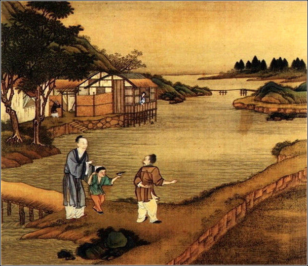 中國(guó)24節(jié)氣古畫圖，超美國(guó)畫插畫欣賞