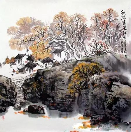 中國(guó)水墨畫：唯美詩(shī)意國(guó)畫山水