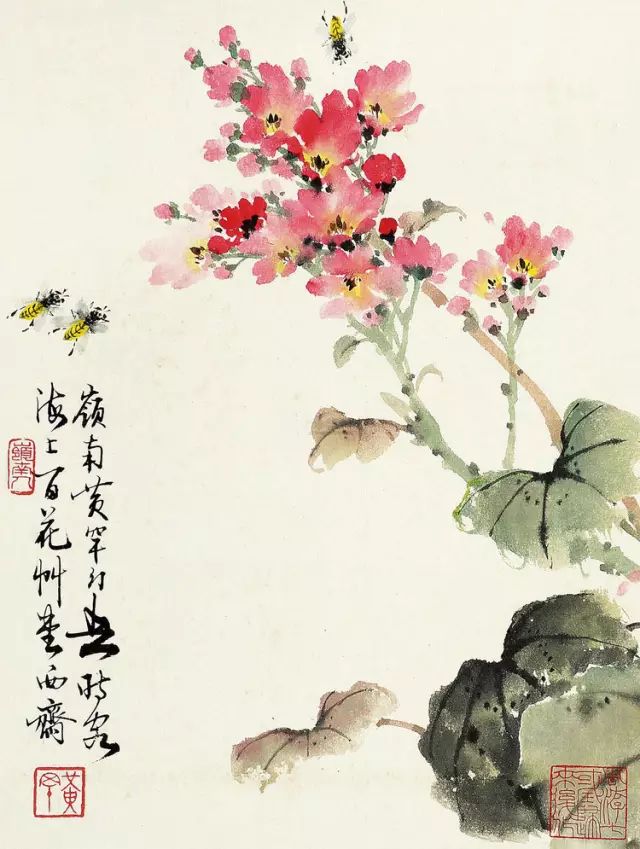 中國國畫藝術：絕美花鳥國畫圖片