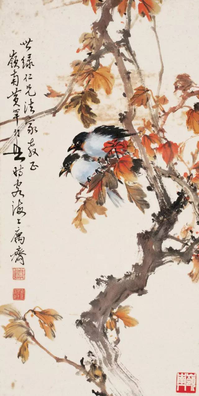 中國國畫藝術(shù)：絕美花鳥國畫圖片