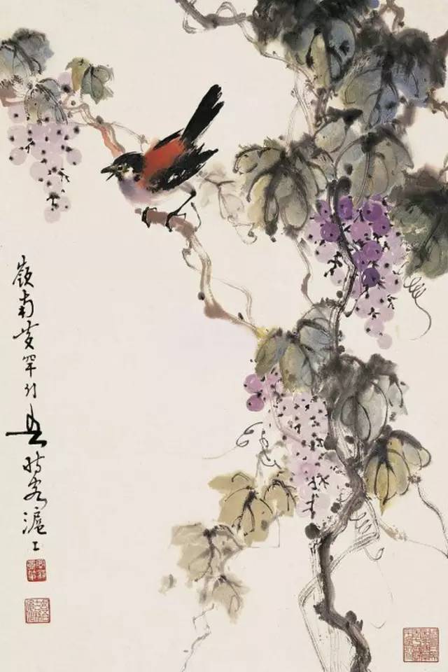 中國國畫藝術(shù)：絕美花鳥國畫圖片