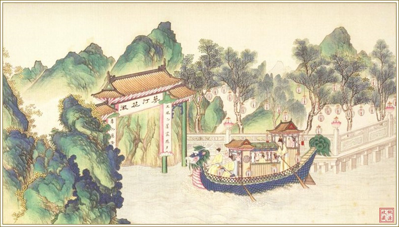 清代畫(huà)家孫溫繪畫(huà)的全本紅樓夢(mèng)圖(四)