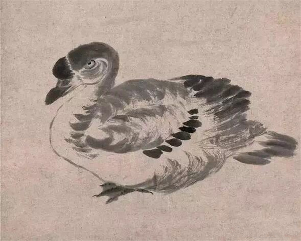 八大山人朱耷的鳥獸圖