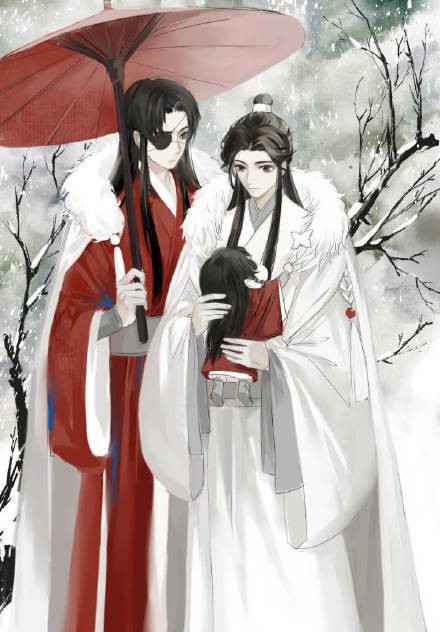 《天官賜福》古風(fēng)圖集(23張），花城好帥呀！