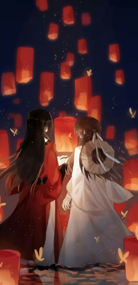 《天官賜福》古風(fēng)圖集(23張），花城好帥呀！