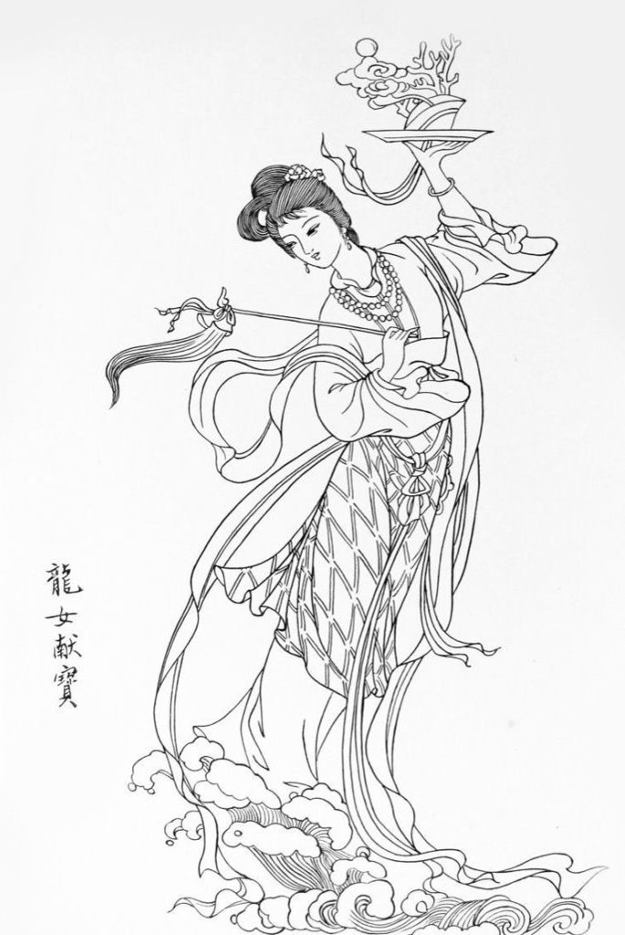 27幅白描仕女圖：一筆一畫勾勒出仕女美